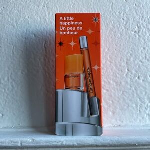 Clinique Happy Perfume Set in Bright Orange Packaging